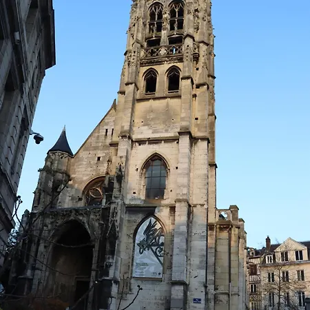 Apartament Echappee Urbaine Rouennaise - T2 Calme Et Lumineux A 10 Min De La Gare - Wifi Fibre 700 Mb