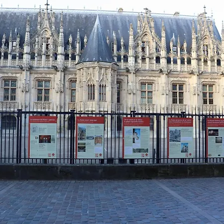 Apartament Echappee Urbaine Rouennaise - T2 Calme Et Lumineux A 10 Min De La Gare - Wifi Fibre 700 Mb